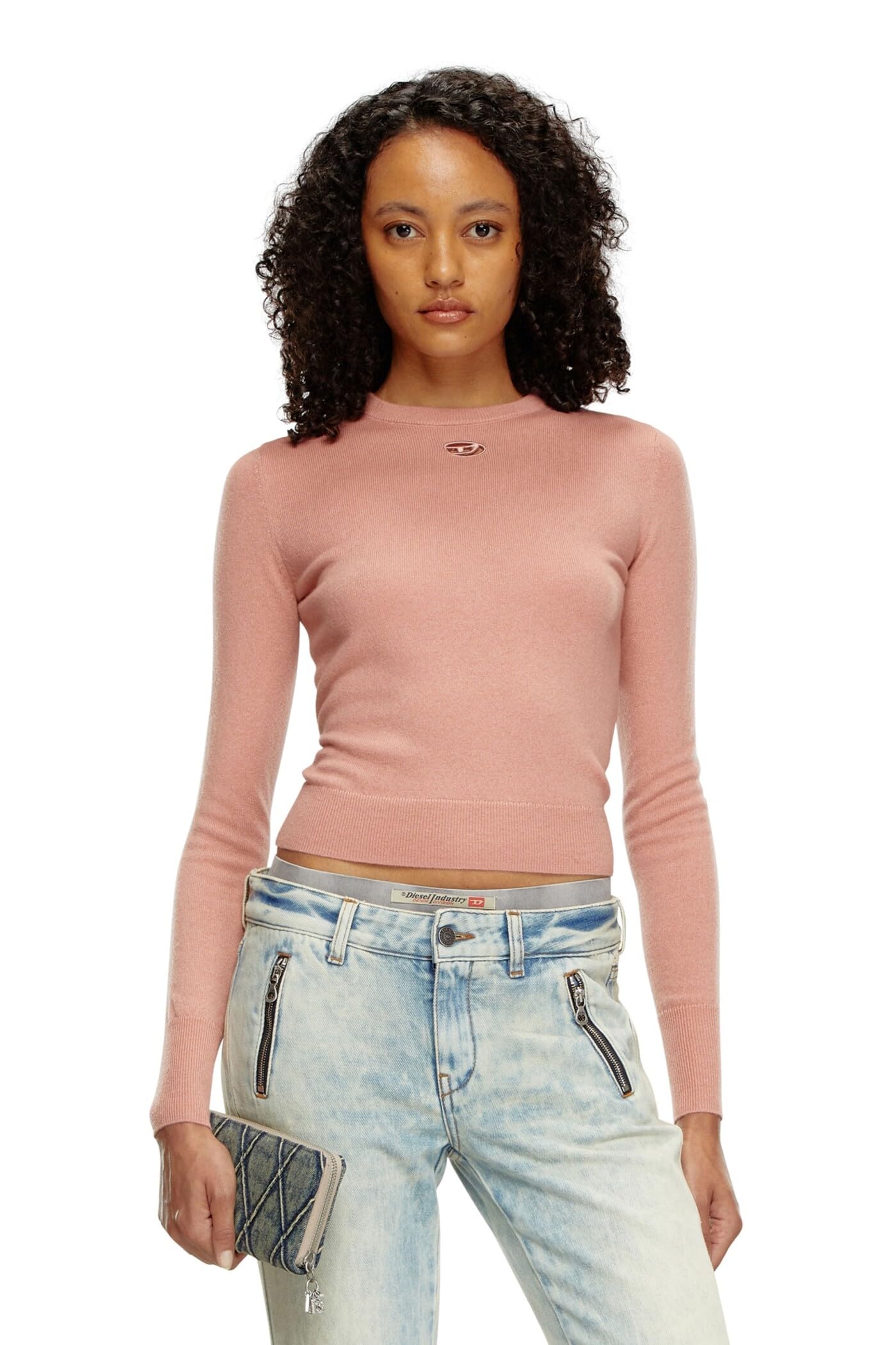 

Knit A130130GEAY M Pink x Orange 3BU [Diesel] Women s M-AREESAX