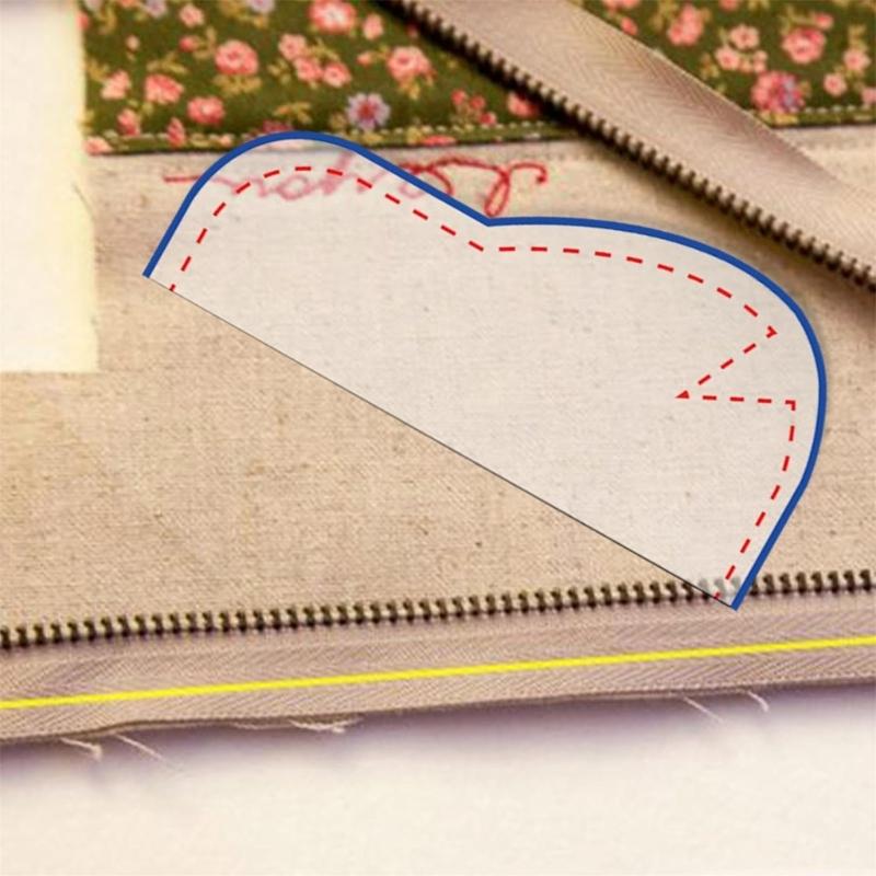 Profesionální sada šicích šablon s designy látkových vzorů Příslušenství