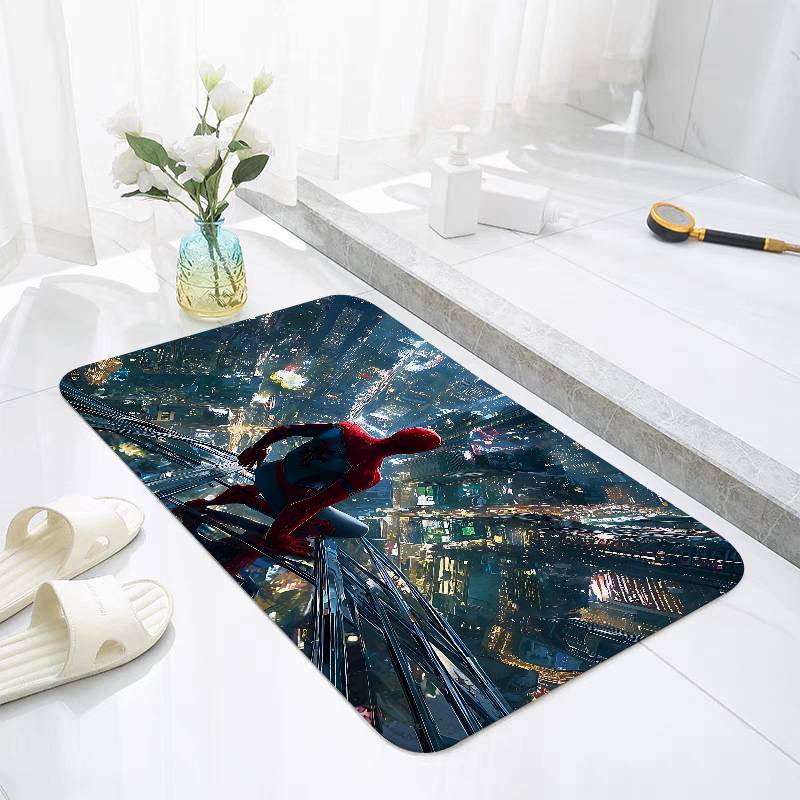 Cool-S-spider-M-manS Carpet Bathroom Anti-slip Mat Door Mat Home Decoration Mat Entrance Door Mat Scratch-resistant Door Mat