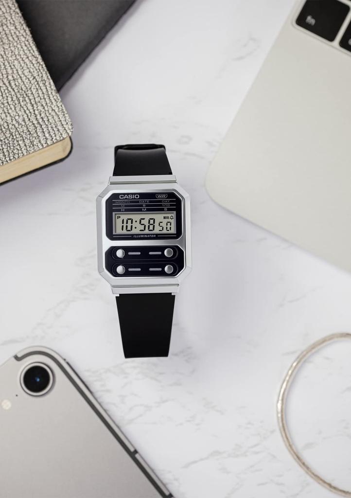 [Casio] Klokke Standard A100WEFG-9AJF Svart