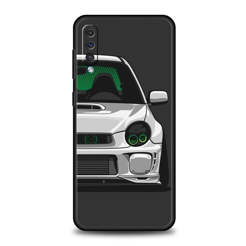 Japan JDM Sports Cars Phone Case For Samsung A54 A52 A24 A14 A50 A70 A10 A40 A20S A20E A06 A12 A22 A34 A42 A32 5G A04s A16 Cover