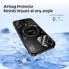 ABEEL For iPhone 14 Pro Max Magnetic Case Aluminium Alloy + PC + TPU Hollow Heat Dissipation Phone Cover