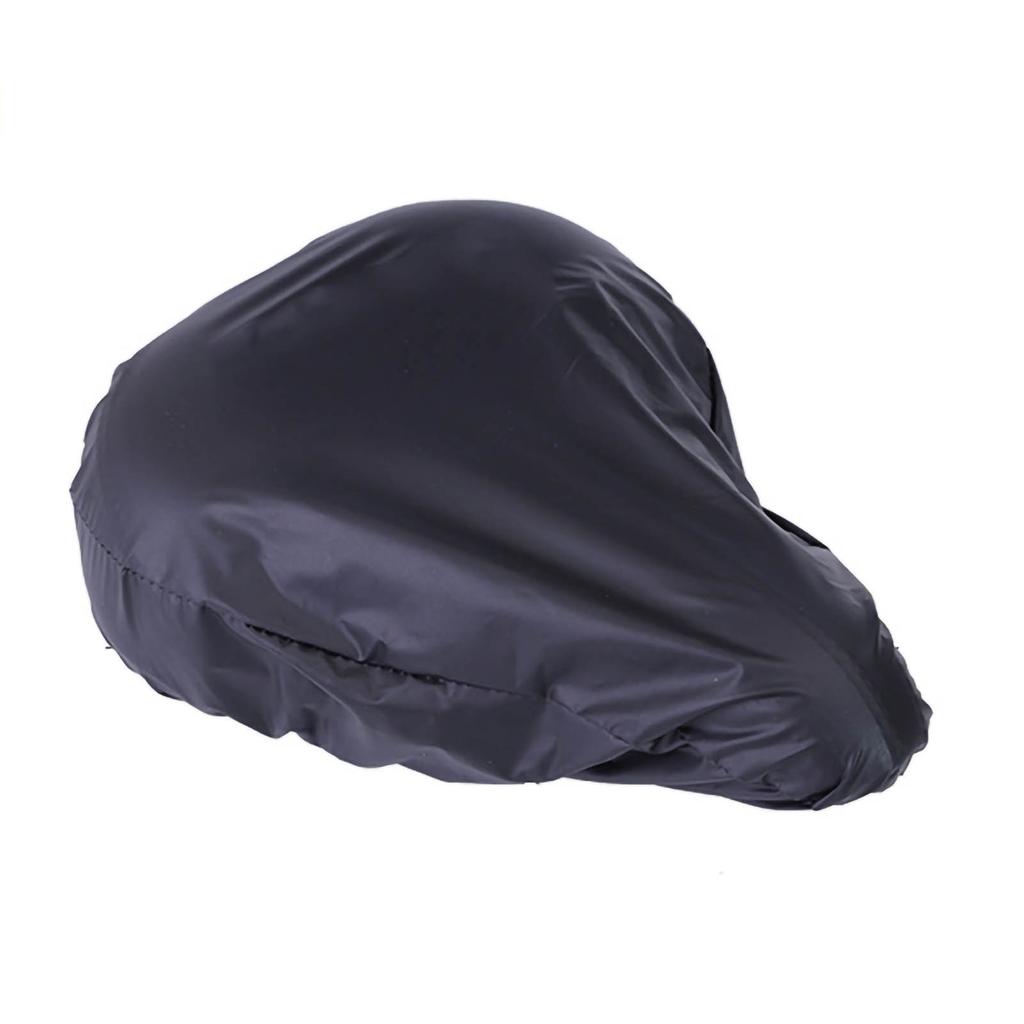 Outdoor Bicycle Seat Rain Cover Reusable Mountain Bike Waterproof Saddles Cover for Cycling Black
