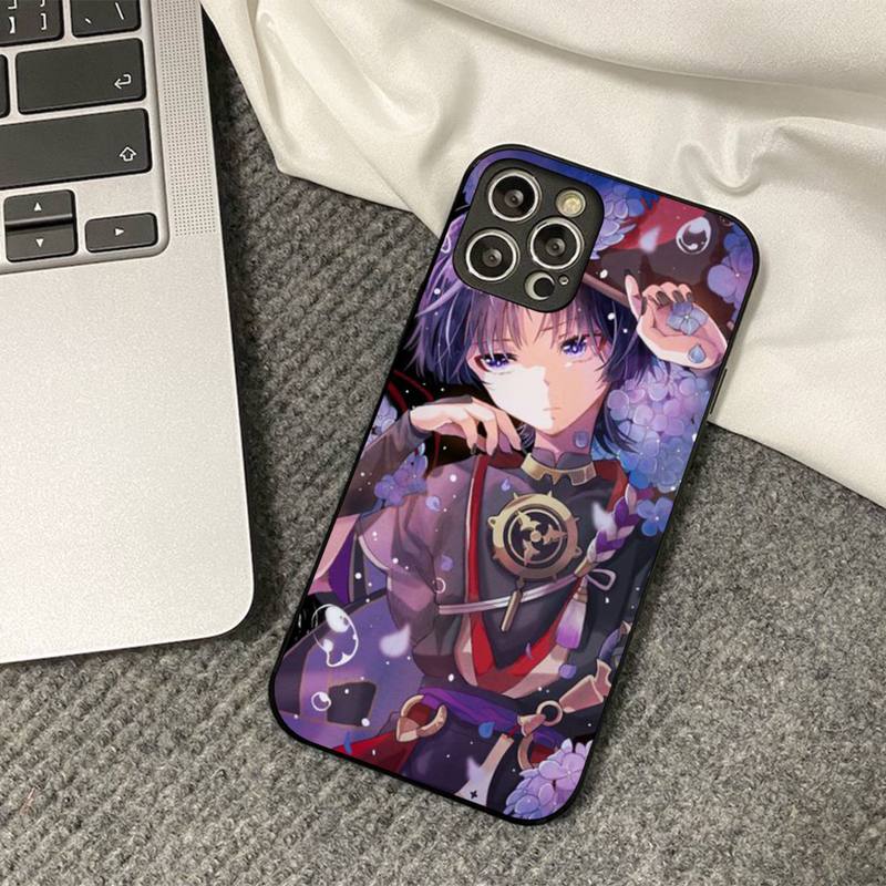 Genshin Impact Scaramouche Phone Case for iPhone 11 12 13 mini pro XS MAX 8 7 6 6S Plus X 5S SE 2020 XR cover