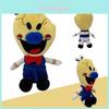 Adorável Brinquedo de Pelúcia Ice Scream Rod de 25cm Super Macio Desenho Animado Recheado Figura de Terror