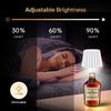 Wireless Wine Bottle Lamp Head Table Lamp Removable Portable Charging Touch Switch Night Light Decor for Bar Cafe Atmosphere