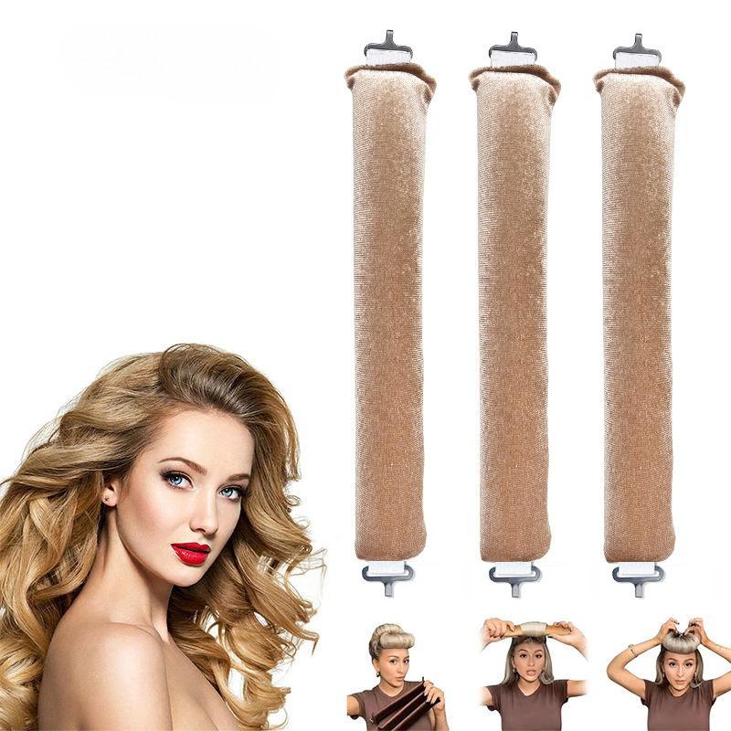 Lockenwickler ohne Hitze zum Schlafen Hitzefreie Lockenwickler Stirnbänder Weiche biegsame Wickler für Locken über Nacht Alle Haartypen Styling-Werkzeugset