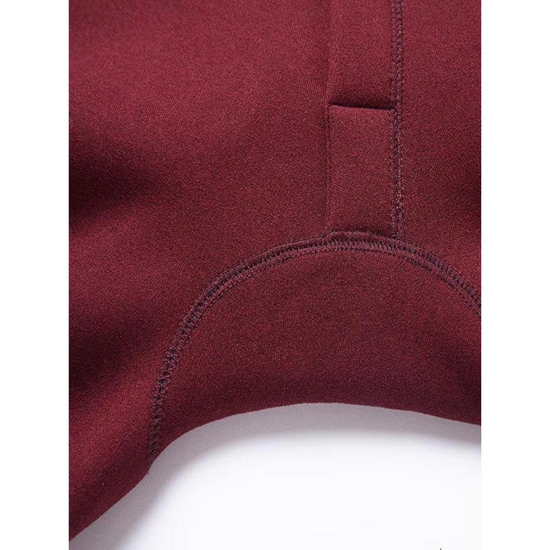 Hengyuanxiang Men's Thermal Wool Knee-Padded Pants