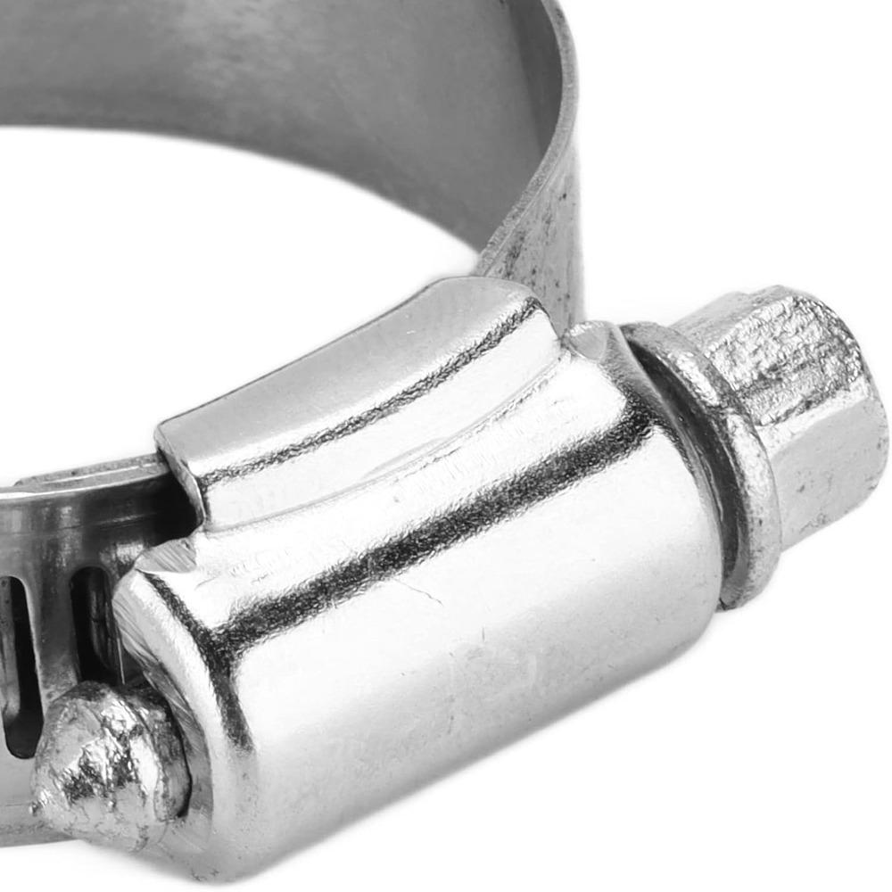 12pcs Worm Gear Drive Worm Gear Hose Clamps Stainless Steel Hose Clamps  Mechanical Connections