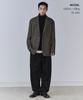 Musinsa Standard Wool Blend Herringbone Relaxed Blazer [Brown]