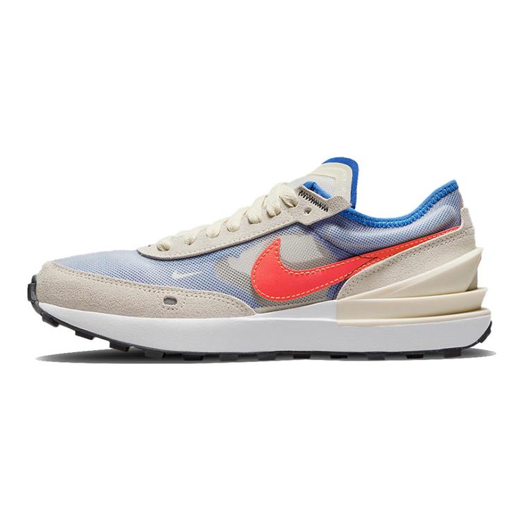 New Nike Waffle One Natural Crimson GS DC0481-101