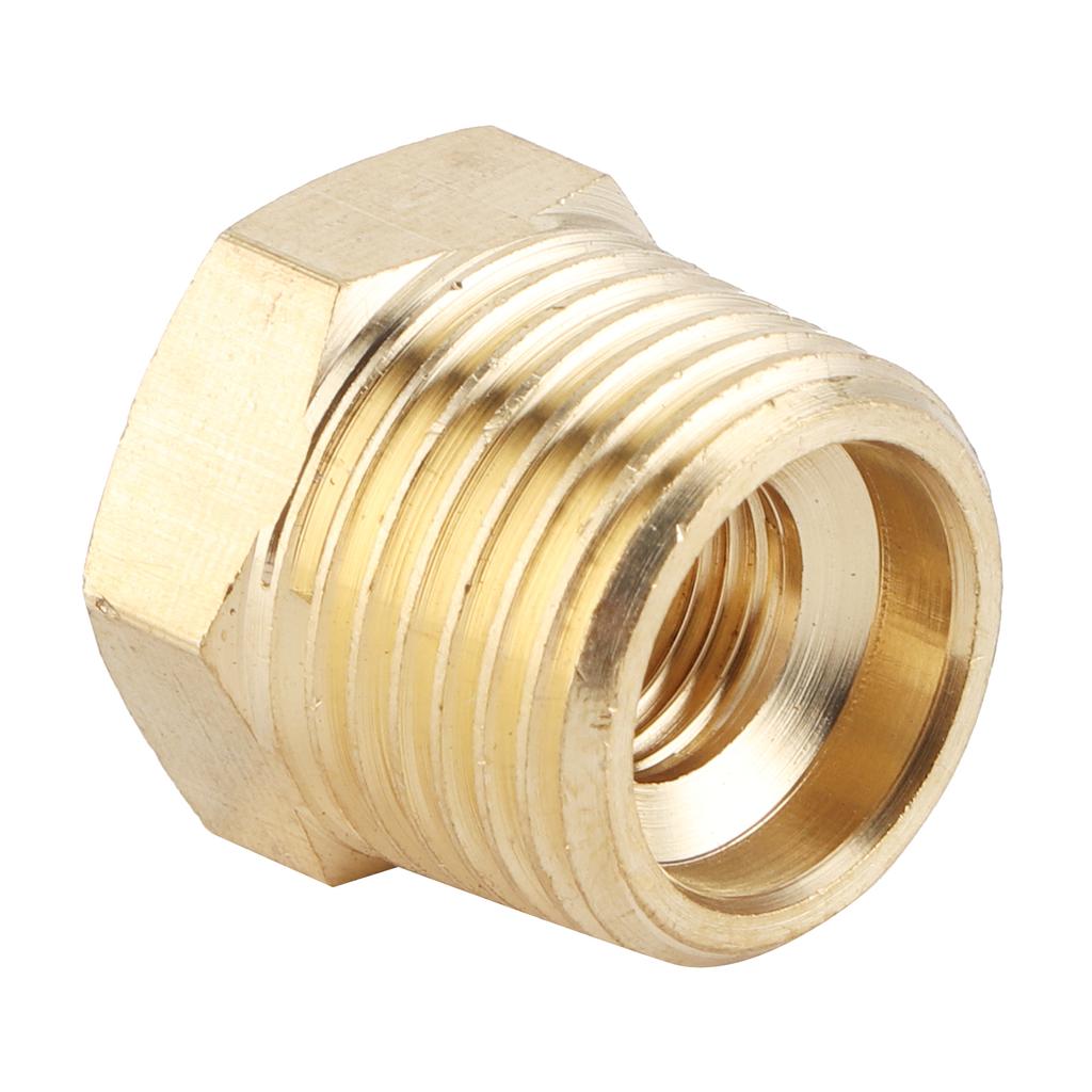 Mosiężny Reduktor Rury Adapter NPT Tuleja Złączka 3 8 cala Męski na 1 8 cala Żeński do Wody Paliwa Gazu Oleju