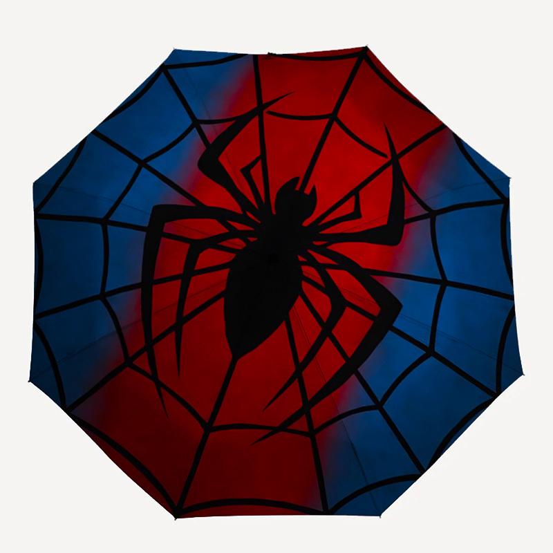 

1pc Spider-Man Automatic Umbrella - Cartoon Design, Lightweight & Portable, Travel Umbrella, Durable Canopy a0820013