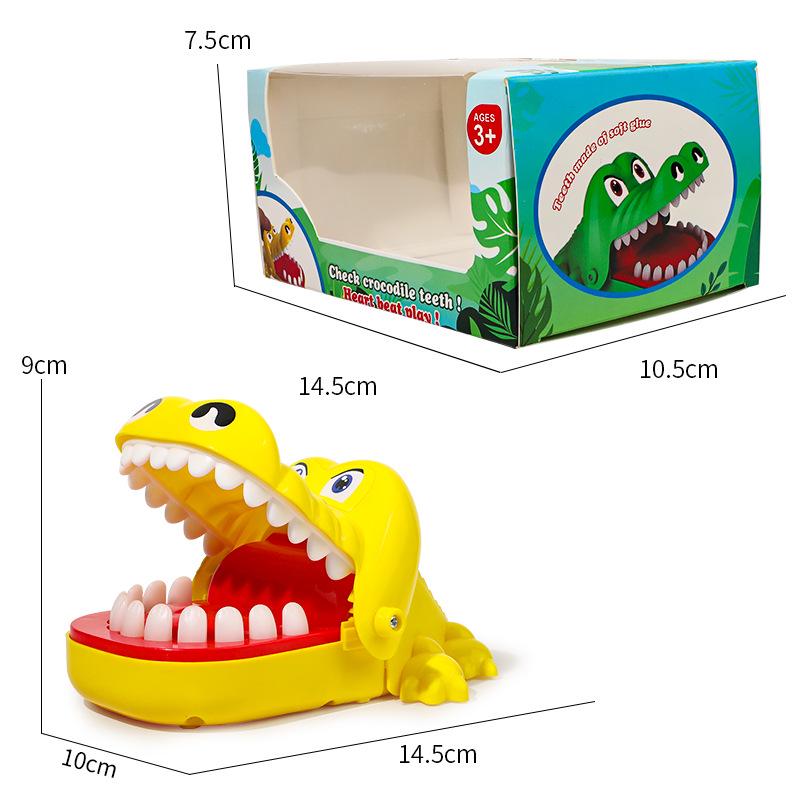 Children's Crocodile Bite Finger Toy - Parent-Child Tooth Extraction Game & Prank Prop