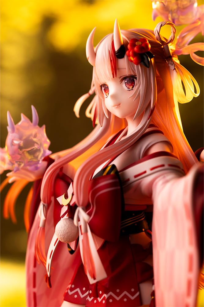 Kotobukiya Hololive Production Hyakki Ayame Maiden Outfit Scale PVC Painted Complete Figure ~Shrine Ver.~ 1/7