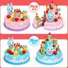 Bambini Dolcetti Torta Finta Giocattoli Cucina Simulati Plastica Taglio Cibo Oggetto Giocattolo Bambini Riconoscimento Oggetti Ragazzi Ragazza Regalo di Compleanno