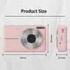 Digital Camera 1080P FHD Camera 44MP Point and Shoot with 32GB Card 16X Zoom Compact Vintage Photobooth Props for Kids Teen