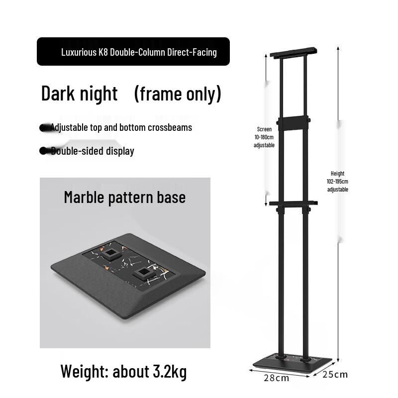 K8 Heavy-Duty Floor-Standing Poster Display Stand