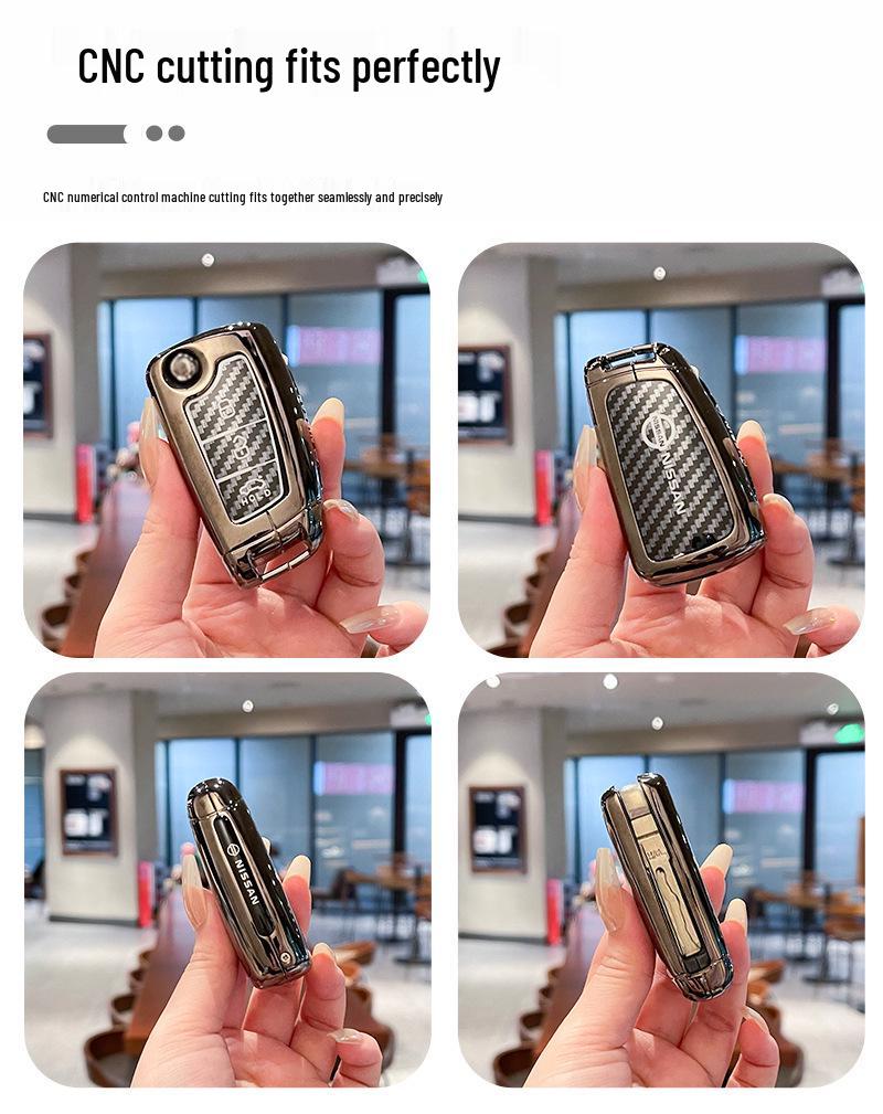 Compatible with Dongfeng Nissan 14th Gen Classic Sylphy & 21st Gen Bluebird Car Key Cover