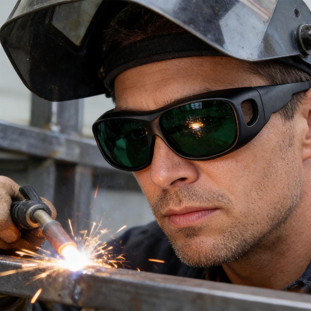 Schweißschutzbrille Blendfrei Hochauflösende Schutzbrille Für Schweißer Für Techniker Metallbauer Enthusiasten Mechaniker