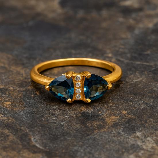 

Кольцо-обещание «Сапфир Павлина» – Помолвочное кольцо с зеленым сапфиром огранки «триллиант», Изящное кольцо в стиле ар-деко, Заметное кольцо ручной работы, Подарок на годовщину для нее 10 US розовый