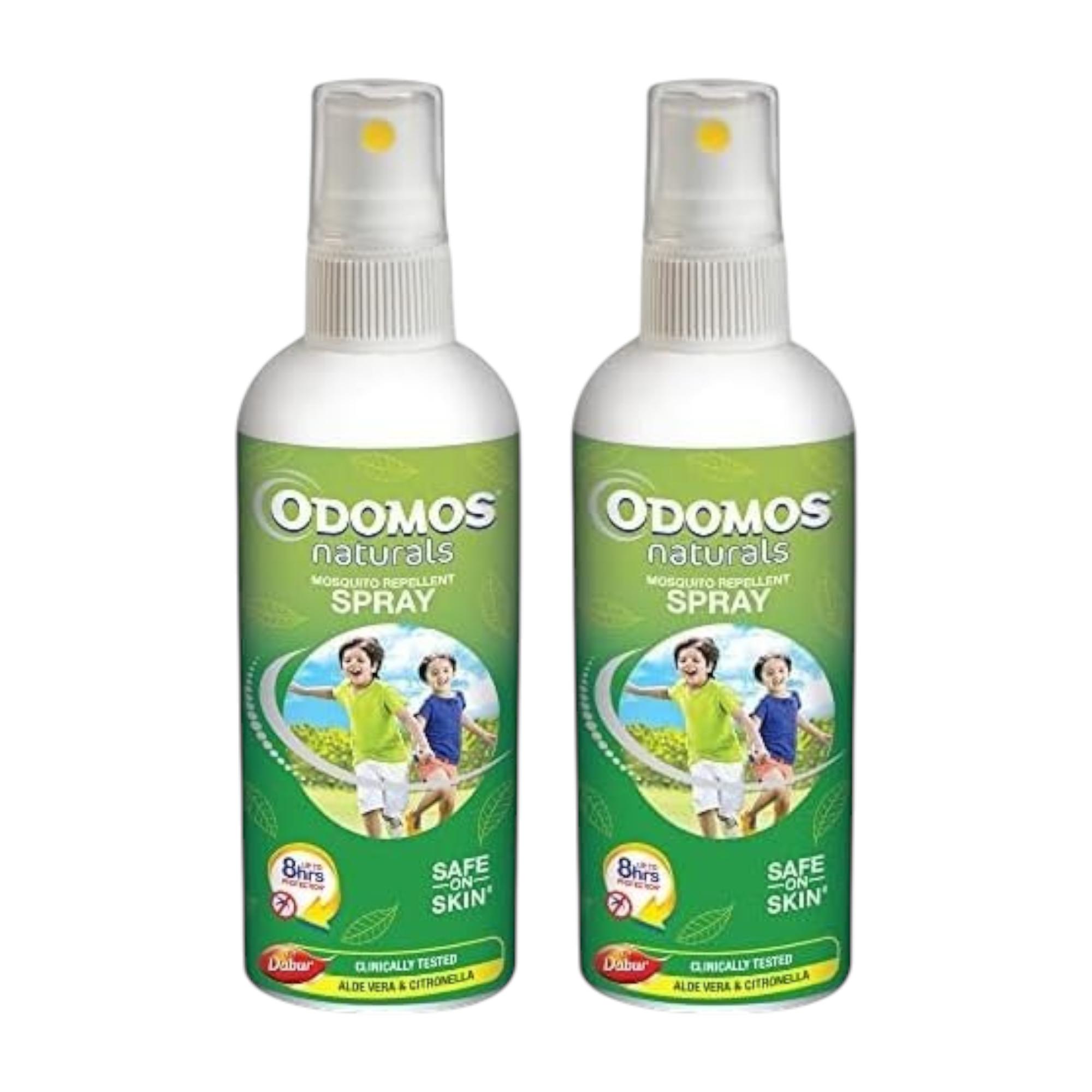 

Odomos Naturals Mosquito Repellent Spray 100ml 8 Hour Protection Safe For Skin