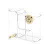 Automatic Bird Water Dispenser for Cage Parrot Canary Finch Budgie Durable Transparent Acrylic Feeder with Nozzle