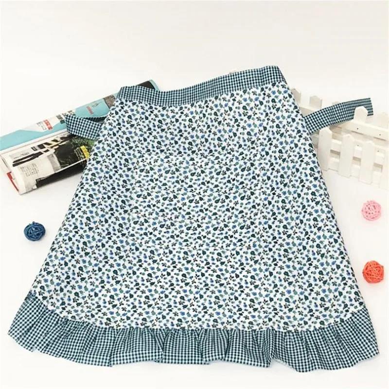 Practical Waist Kitchen Apron Lace Half Bib Maid Costume With Party Favors For Women Waitress