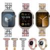 Klassisches Diamantarmband für Apple Watch Ultra 2 49 mm 46 mm 44 mm 38 mm 40 42 mm Luxus-Damenarmband für iWatch Serie 10 9 8 7 45 41 mm Band