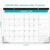 2026 Desk Calendar - 2026 Calendar from January to December 2026, 12 Monthly Calendar 2026 with Ruled Blocks for Planning, 14.6'' x 11.5''