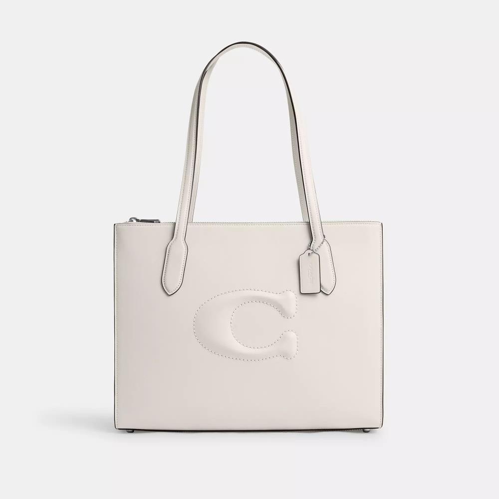

Серебряный мел Coach Nina Tote
