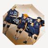 1pc Haikyuu!! Kuroo Tetsurou, Hinata Shoyo & Miyagi Daichi Umbrella Automatic Opening Closing, Portable 3-Fold Design, 8-Bone Iron Frame Outdoor Umbre