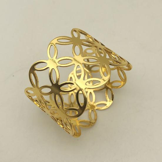6Pcs Hollow Metal Shape Napkin Ring Wedding Party Dinner Banquet Table Ornament