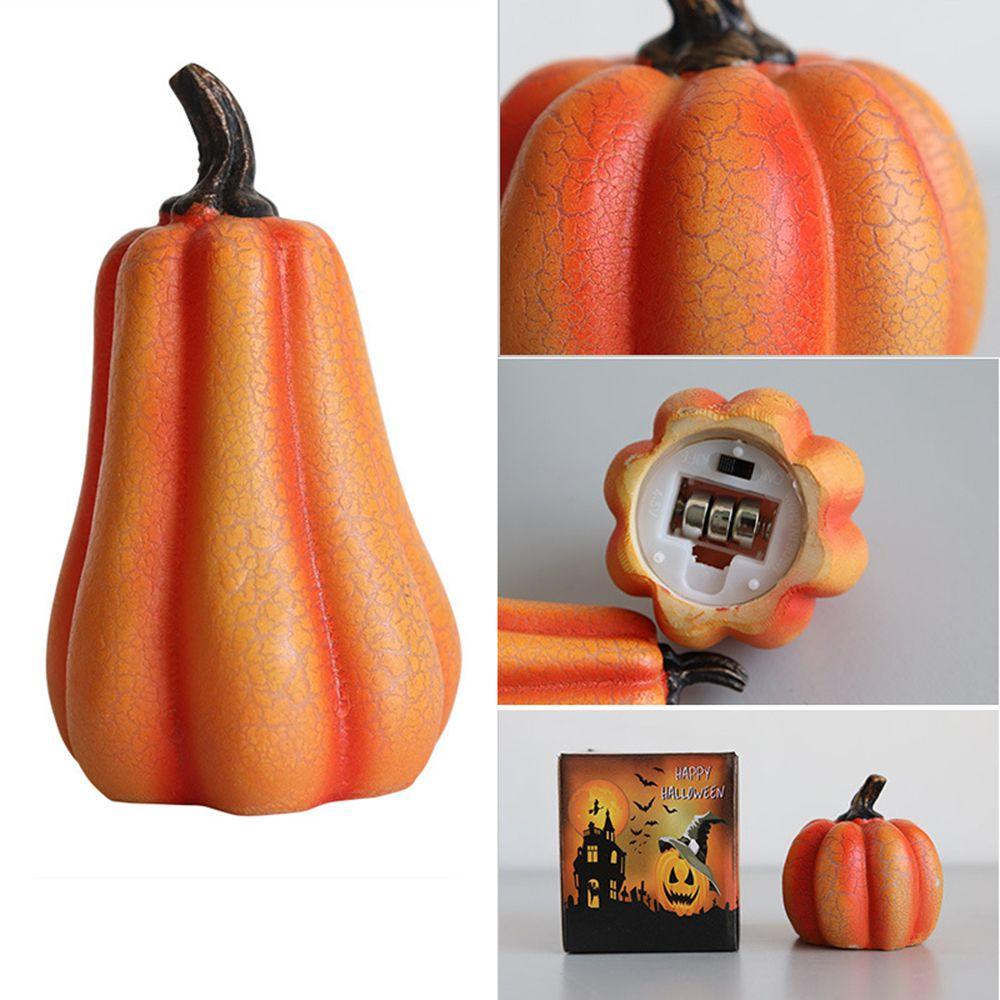 Hot Artificial light Props Pumpkin Halloween Pumpkin LED Light Bar Decoration Resin Lamp