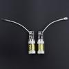 1 Pair 12-24V H3 16 LED Car Fog Light Bulb Truck Driving Foglight Yellow Hot