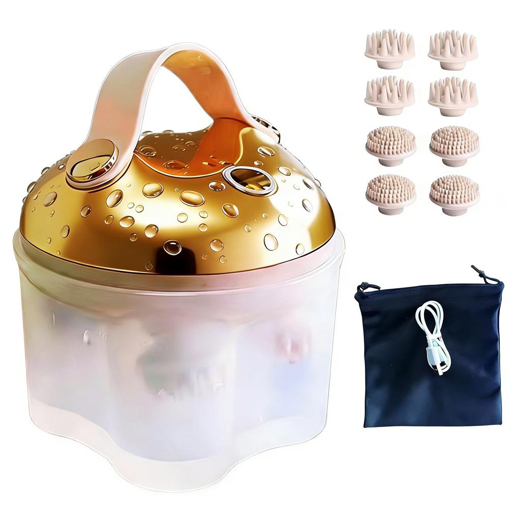2026 Enhanced Scalp Massager with Red Light Therapy & 12 Detachable Kneading Tentacles