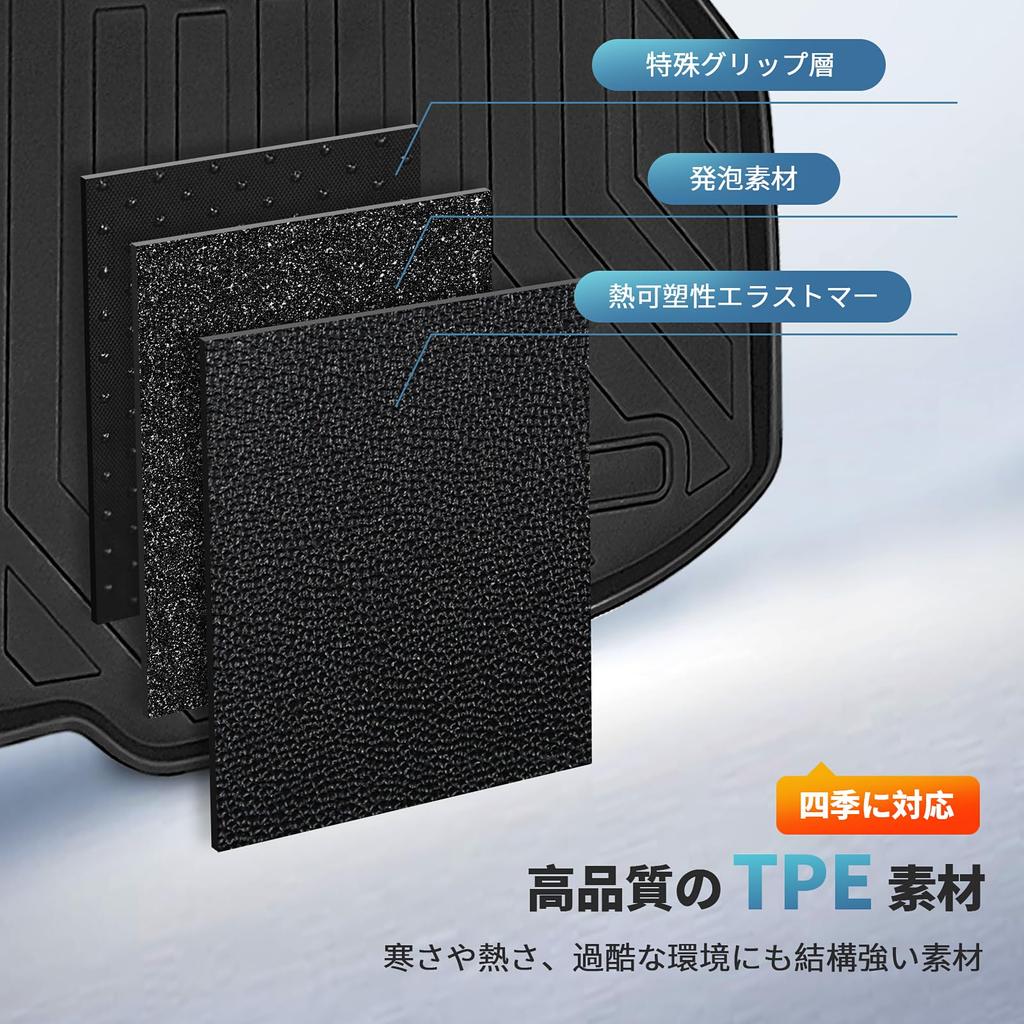 New Luggage Trunk 3D Car Mat for and TPE Luggage 3D Cargo Easy 3D Custom Interior Protection ZR-V Mat, Vehicle-Specific Mat, RZ3, RZ4, RZ5, RZ6,
