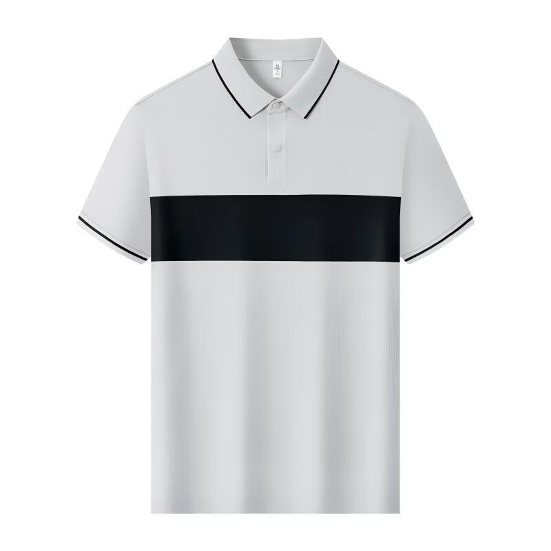 Men s Ice Cool Seamless Colorblock Polo Shirt 3XL