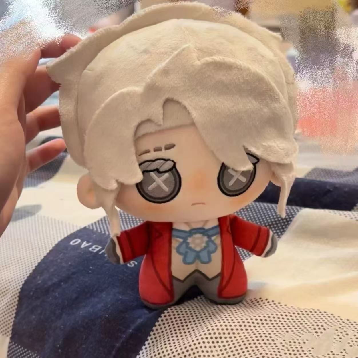 Identity V Plushie Anime Figure Keychain Pendant Aesop Carl Norton Campbell Joseph Desaulniers plush Cute Christmas Gift toy белый