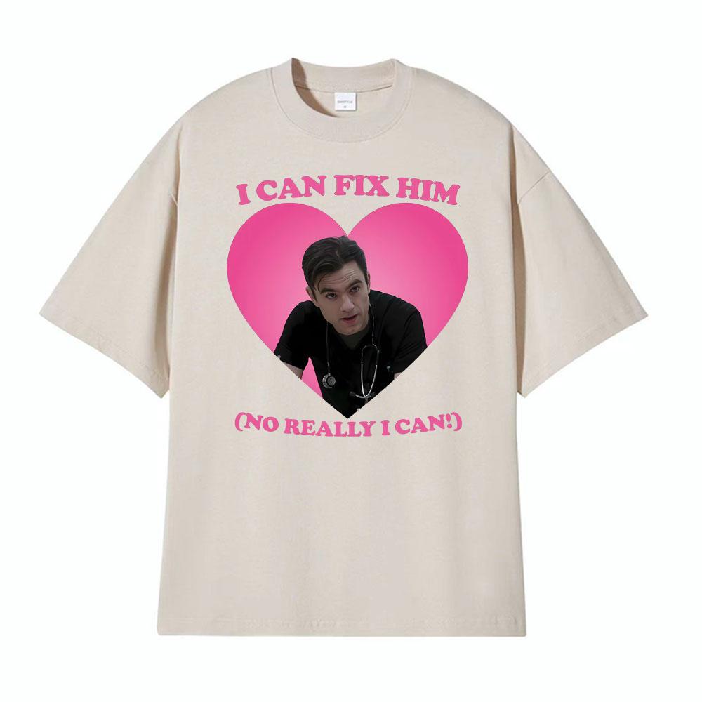 I Can Fix Him Patrick Ball As Dr Frank Langdon Tshirt Men Women Classic T Shirts 100 Cotton Oversized Cozy T Shirt Streetwear