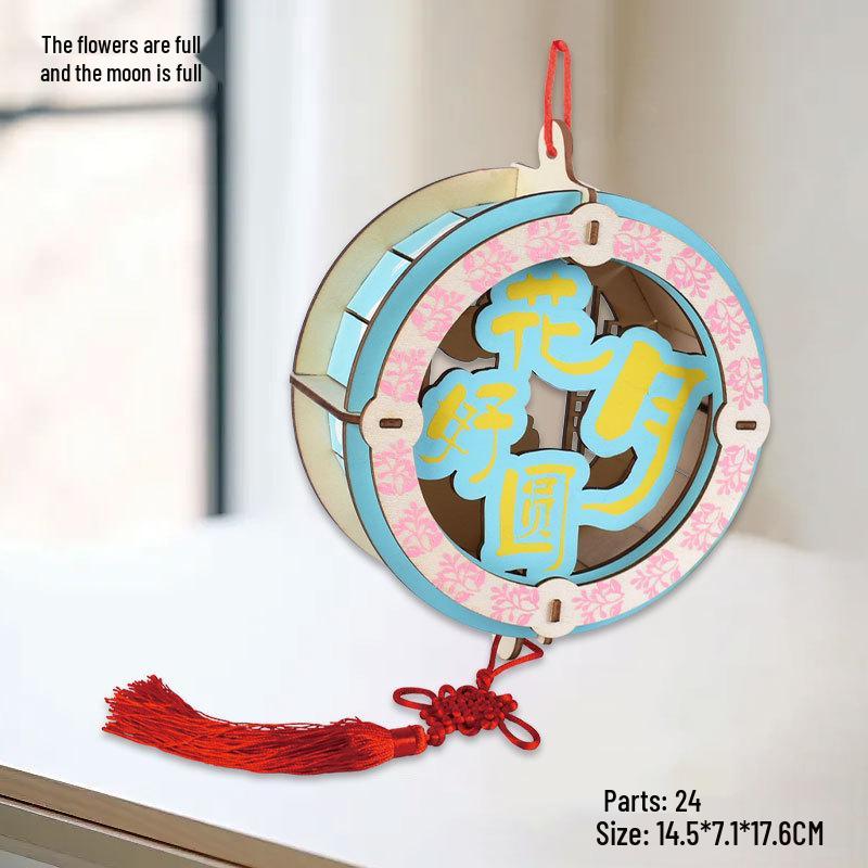 3D Wooden Ferris Wheel Puzzle - Educational DIY Gift for Kids