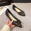 Summer Pointed Toe Woman Flats Young Comfortable Trend Shoe On Promotion Chic and Elegant Popular Slip-on Office Shoes for Women
