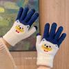 Winter Female Cute Cartoon Bear Plus Velvet and Thickening To Keep Warm While Riding Windproof and Cold Proof Five Fingered Korean Version for Men