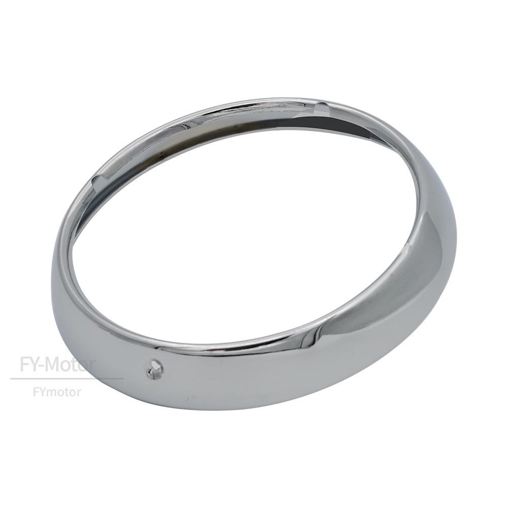 Compatible 7-inch Headlight Outer Ring for Harley Big Glide, Road King, Street Glide, and Fat Boy.