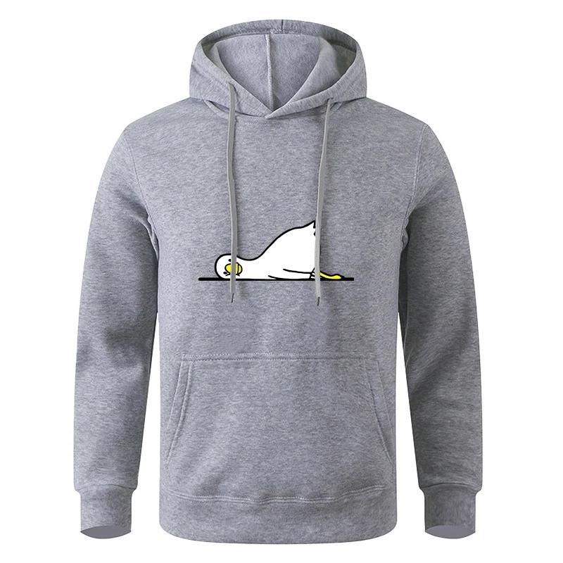 Men's Multi - Color Printed Pocket Sports Fitness Fashionable Casual Pullover Sweatshirt Hoodie