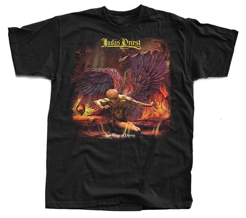 Judas Priest Sad Wings of Destiny T Shirt Black Men S M L 234XL MI430 Unisex T-Shirt XL