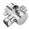 Shower Head Adjustable Valve T-Adapter Tap 1/2\" 3-Way