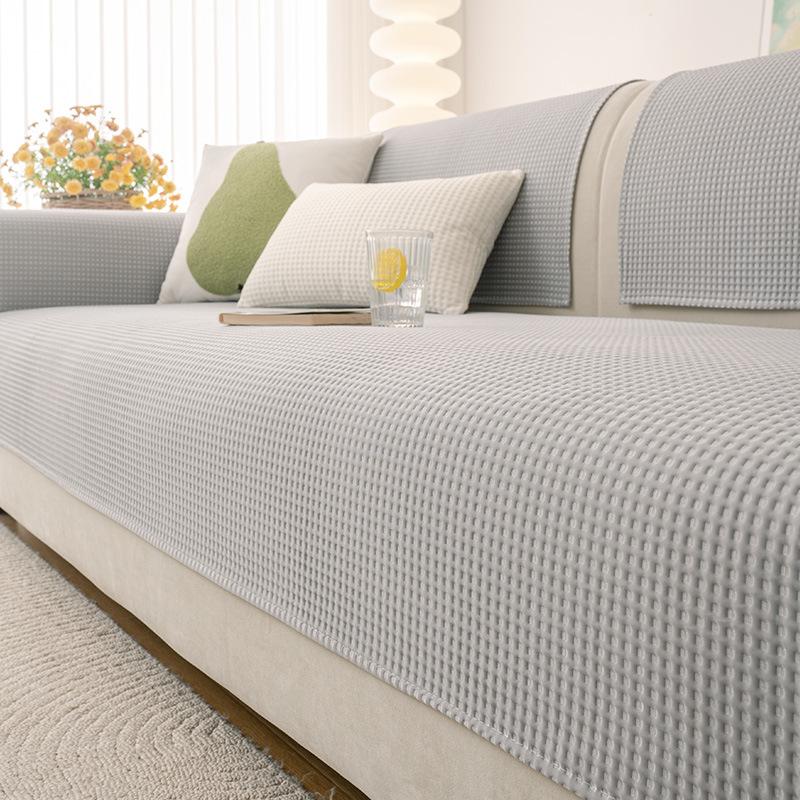 Simple Cool Doudou Sofa Cushion 2052 New One-Piece Straight Row Sofa Cushion A Whole Long Sofa Cover