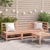 VidaXL 3-Seater Garden Sofa, Seat with Backrest, Outdoor Terrace Patio Balcony Backyard Furniture, Solid Wood of 837954