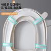 1pc Waterproof Toilet Seat Cover for All Seasons, Soft Cushion, Universal Fit, Washable, Non-Slip Bathroom Upgrade